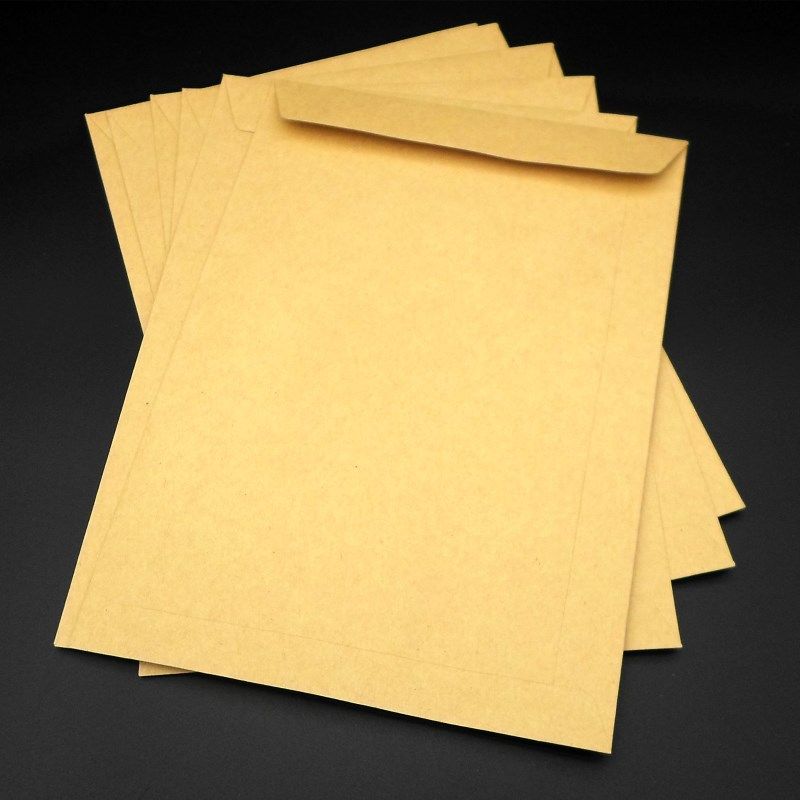 High quality Custom Printing Kraft Paper Envelope mailing c4 envelopes with peel and seal